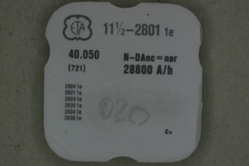 Balance complete eta 2801 - balance,
