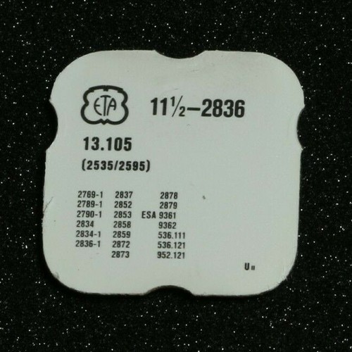 Eta 2836 part 2535 2595 - eta,