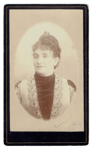 Cdv foto teatro attrice - cdv,